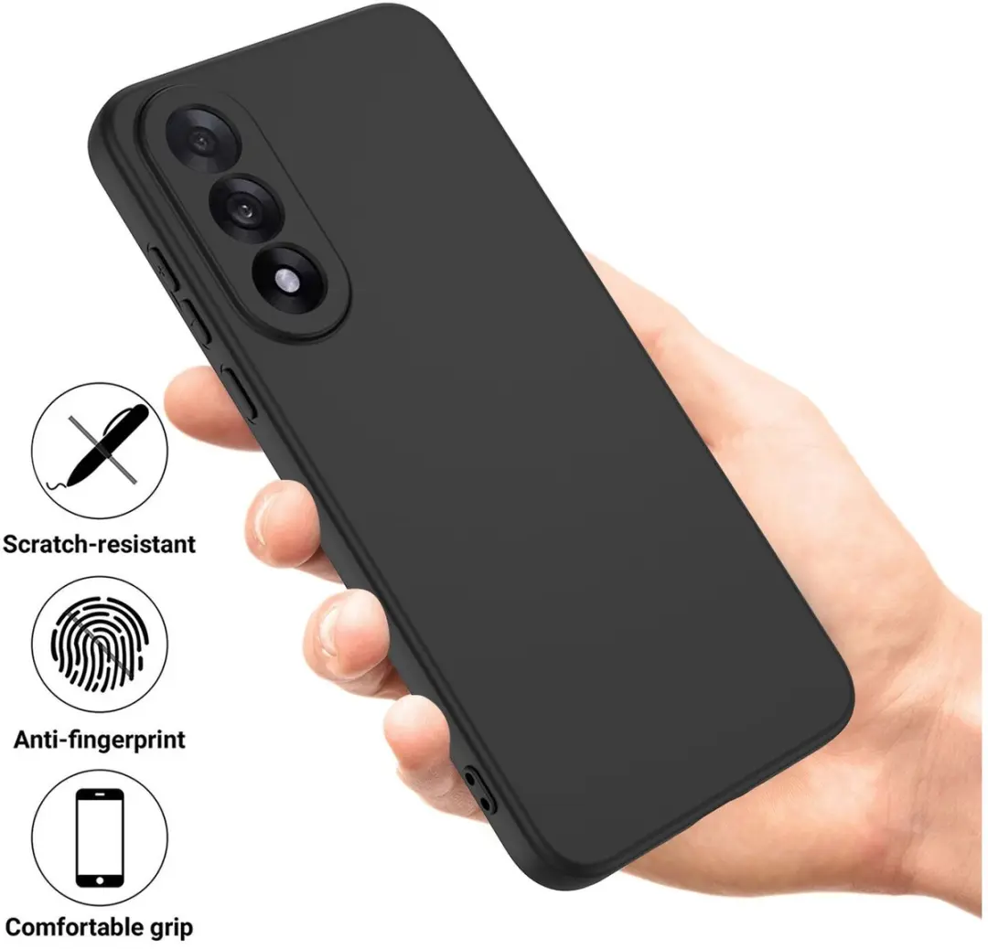 Selected by GSMpunt OnePlus Nord 5 Hoesje - Zwart Dun TPU