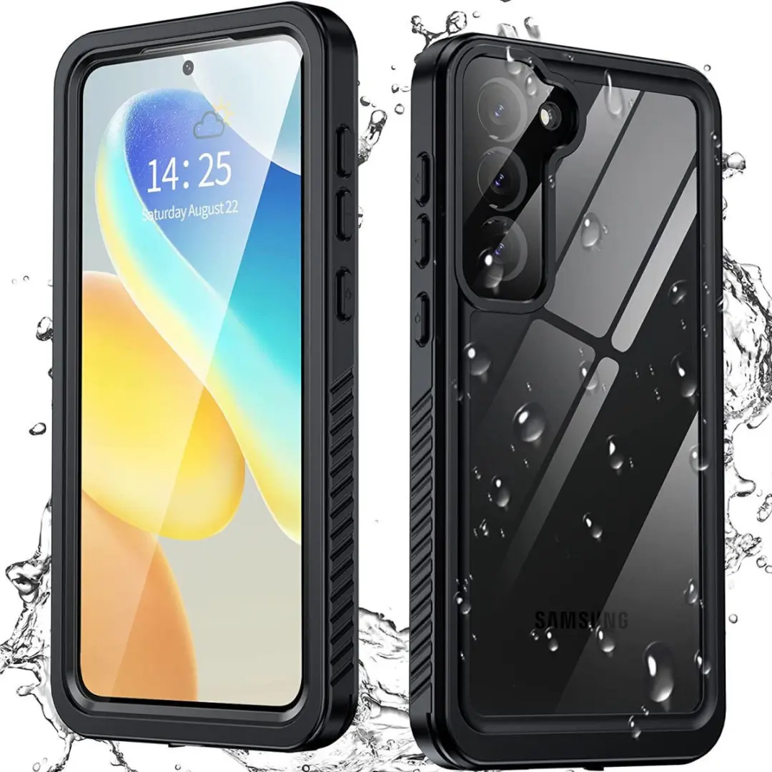 Selected SBG Outdoor Case Waterdicht voor Samsung Galaxy S23 Plus - IP68 - Zwart/Transparant