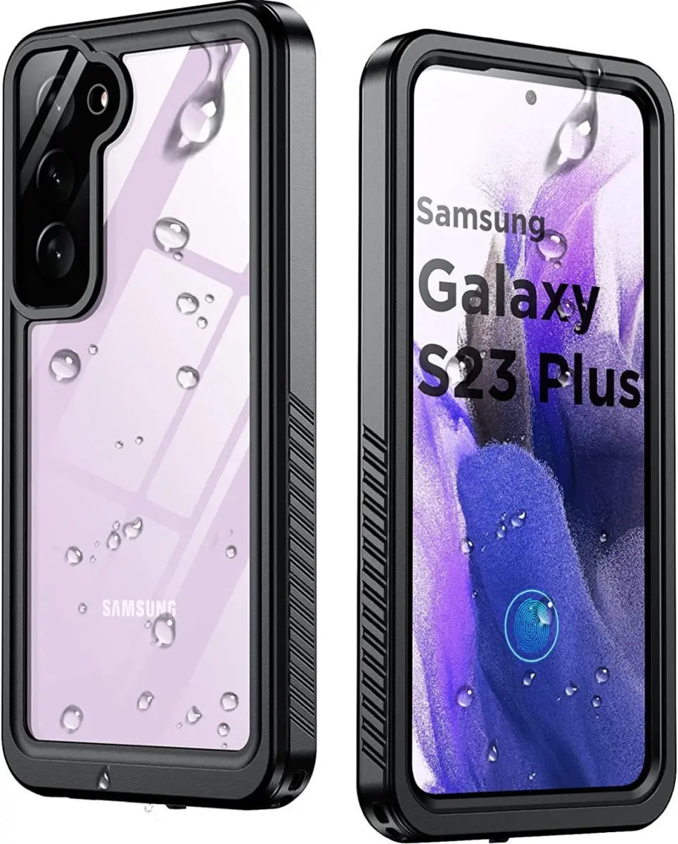 Selected SBG Outdoor Case Waterdicht voor Samsung Galaxy S23 Plus - IP68 - Zwart/Transparant
