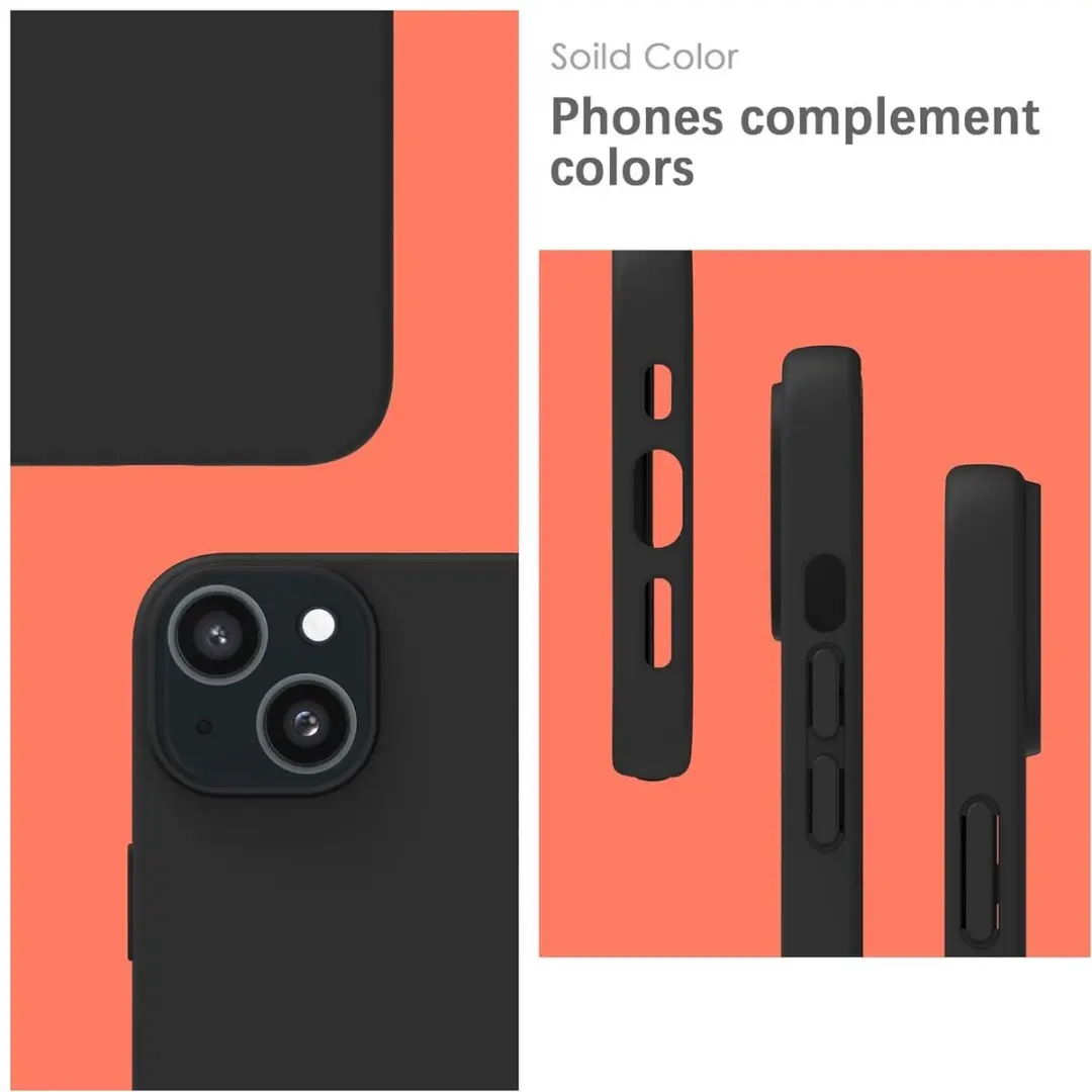 Selected by GSMpunt Dun TPU Hoesje Apple iPhone 14 - Zwart