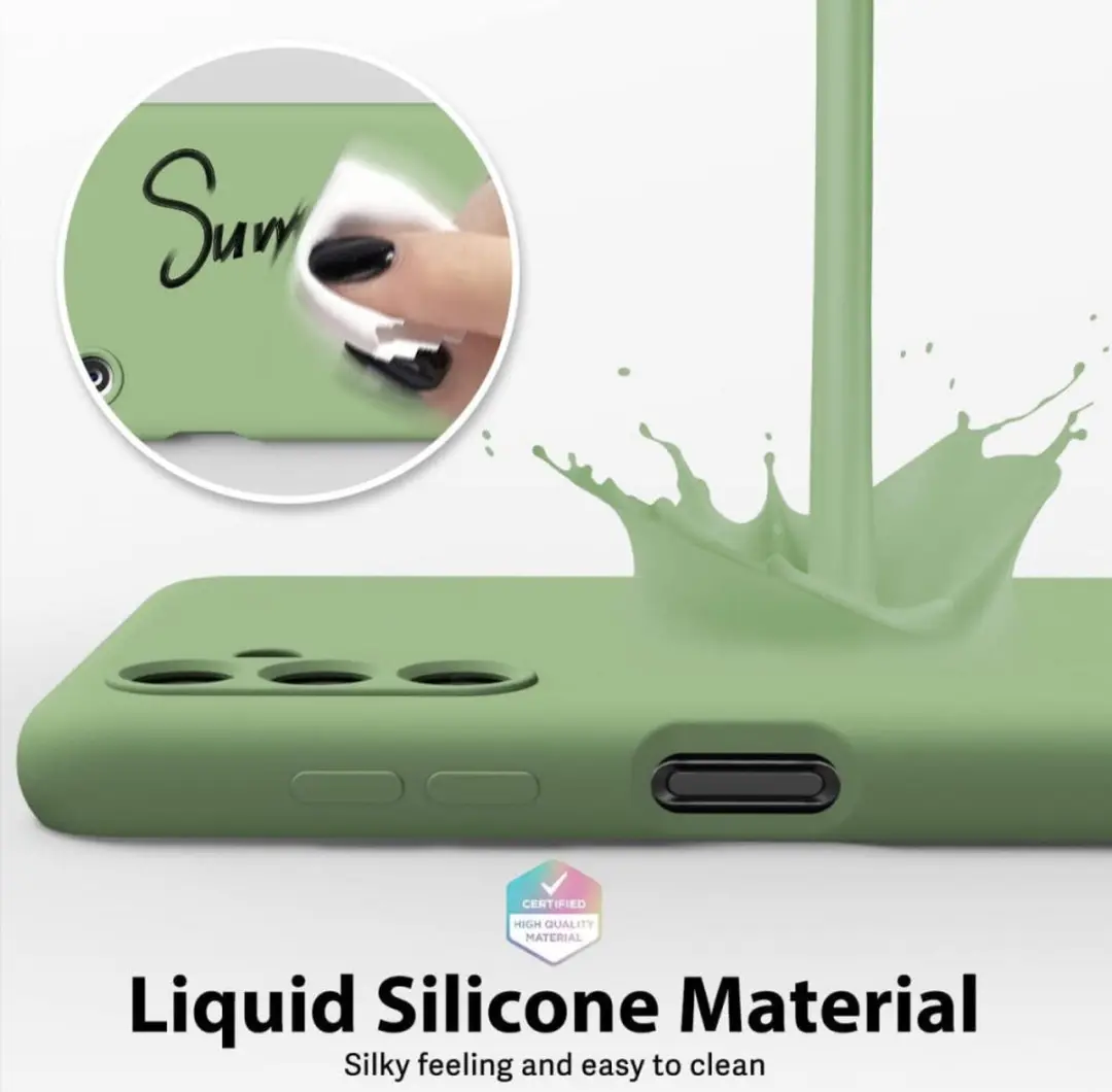 Selected Hoesje Samsung Galaxy A14 Groen - Dun TPU - afbeelding 6 van 6