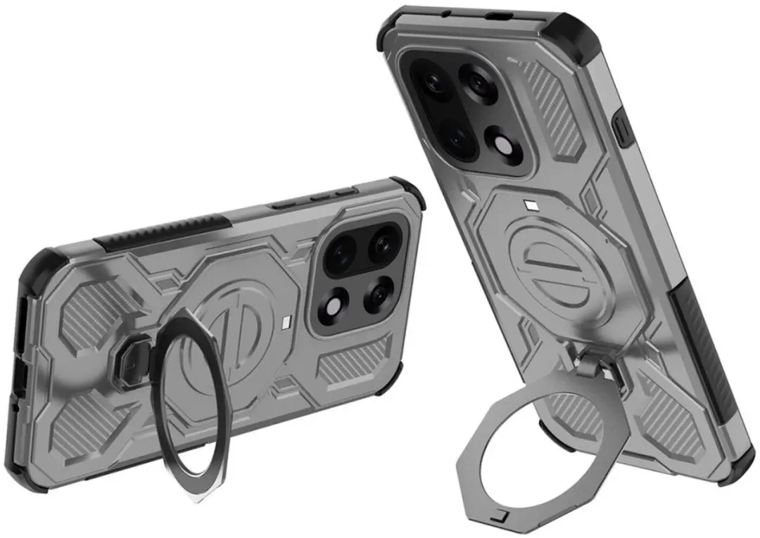 Selected OnePlus 15 Hoesje Grijs - MagSafe/Kickstand
