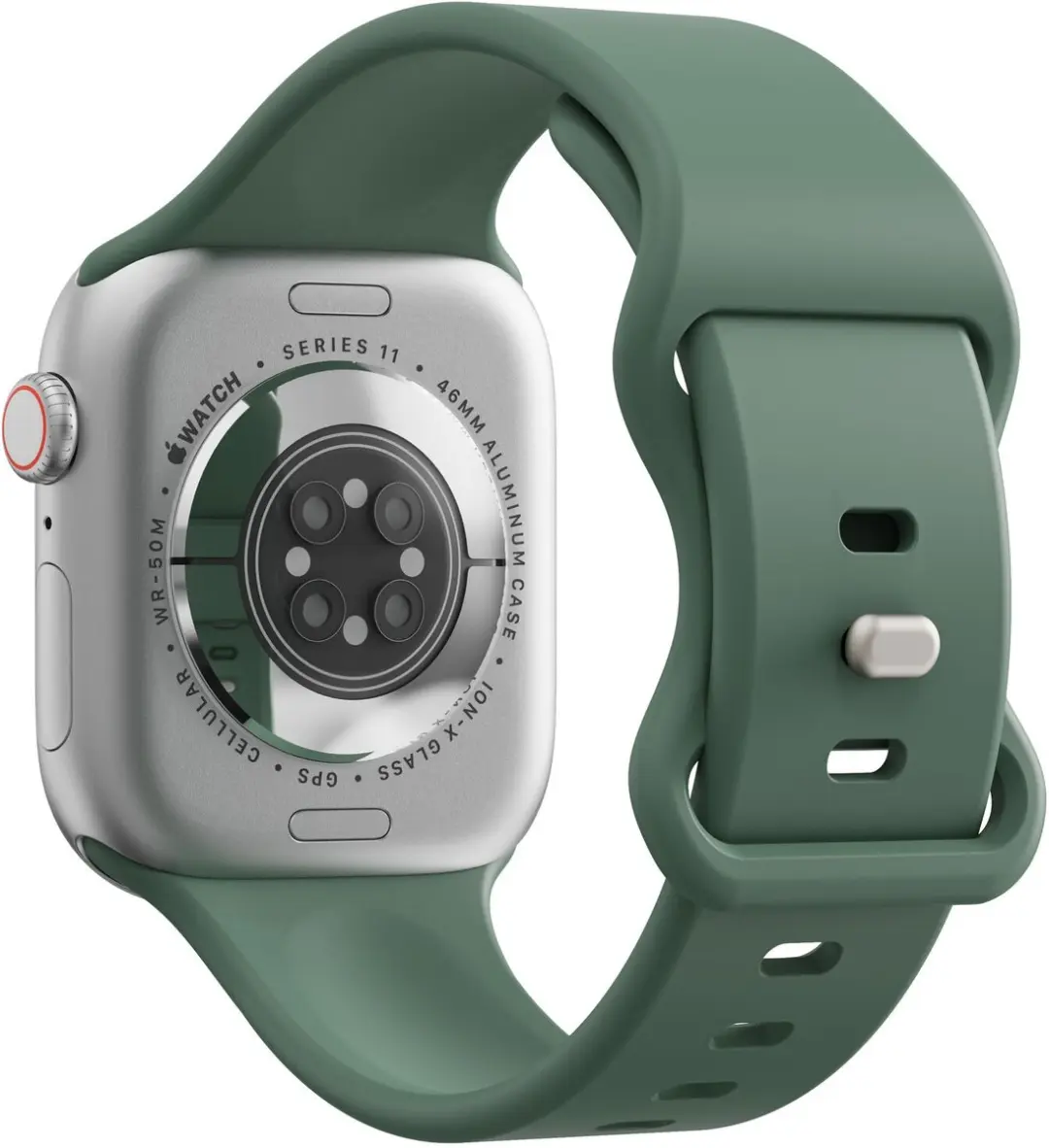 Selected SBG Siliconen Horlogebandje Apple Watch - 38-42mm Groen