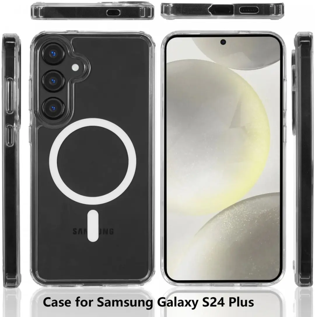 Selected Hoesje Samsung Galaxy S24 Plus MagSafe Transparant
