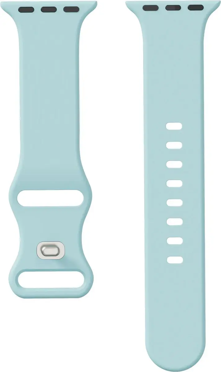 Selected SBG Siliconen Bandje Apple Watch - 3 Stuks - Groen/Grijs