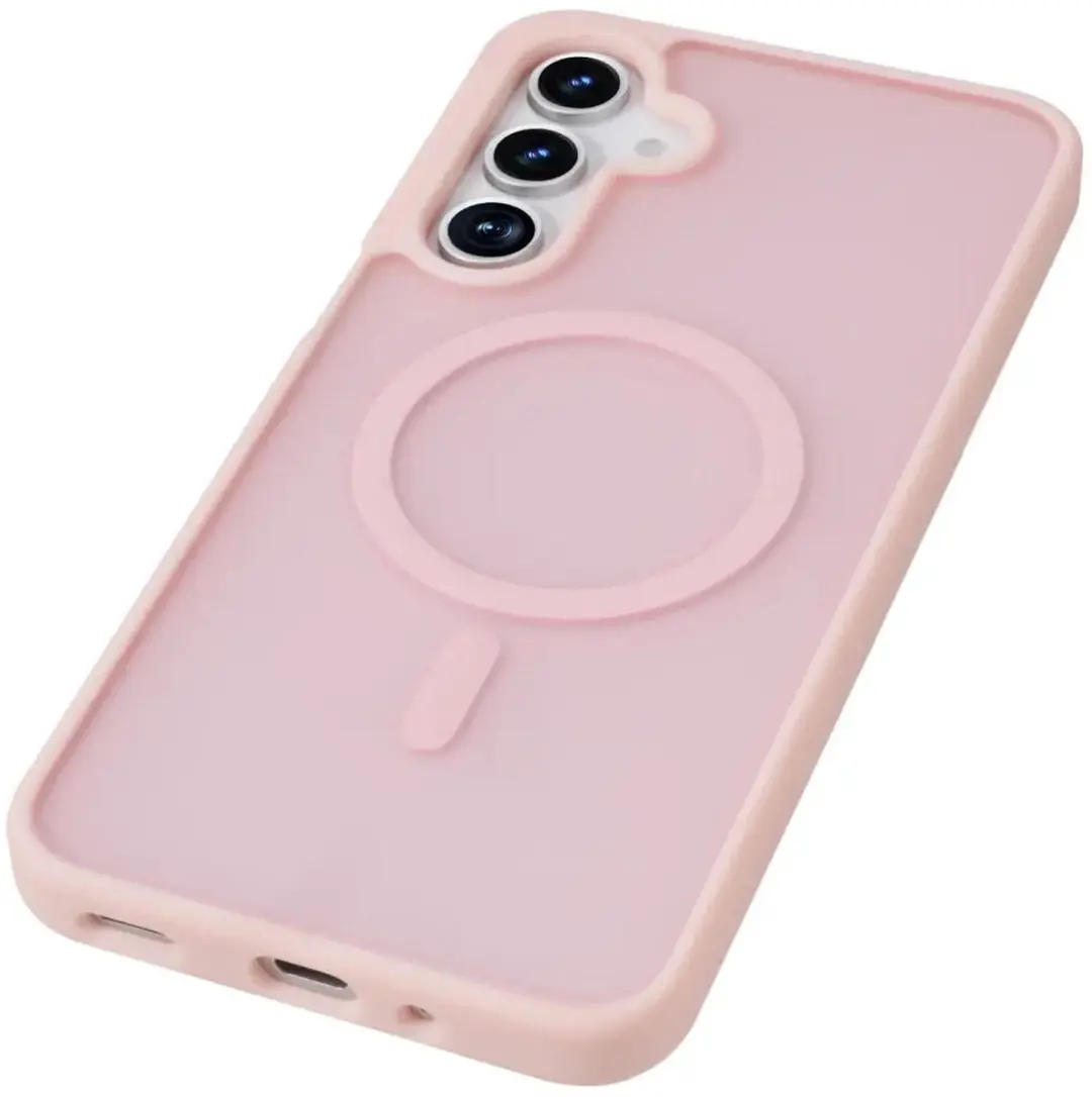 Selected Hoesje Samsung Galaxy A17 MagSafe Roze - Matte