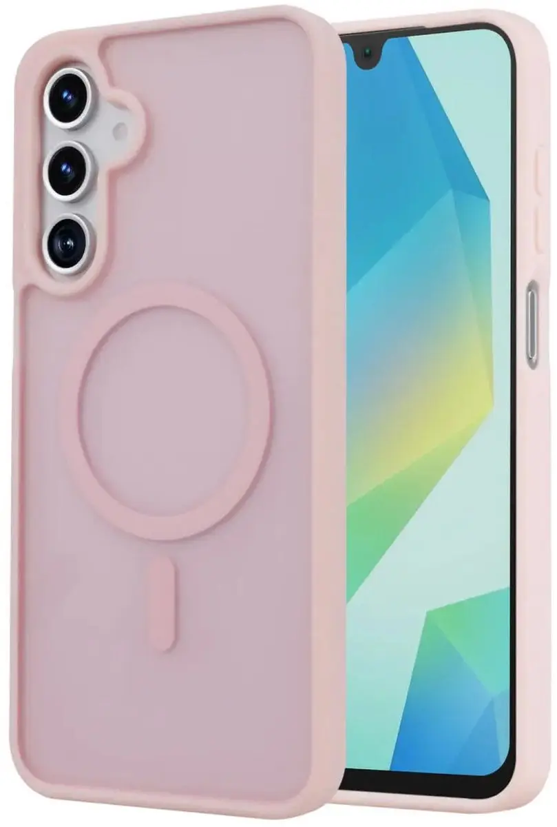 Selected Hoesje Samsung Galaxy A17 MagSafe Roze