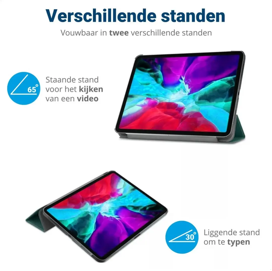 Selected by GSMpunt Samsung Galaxy Tab A11 Book Case - Groen