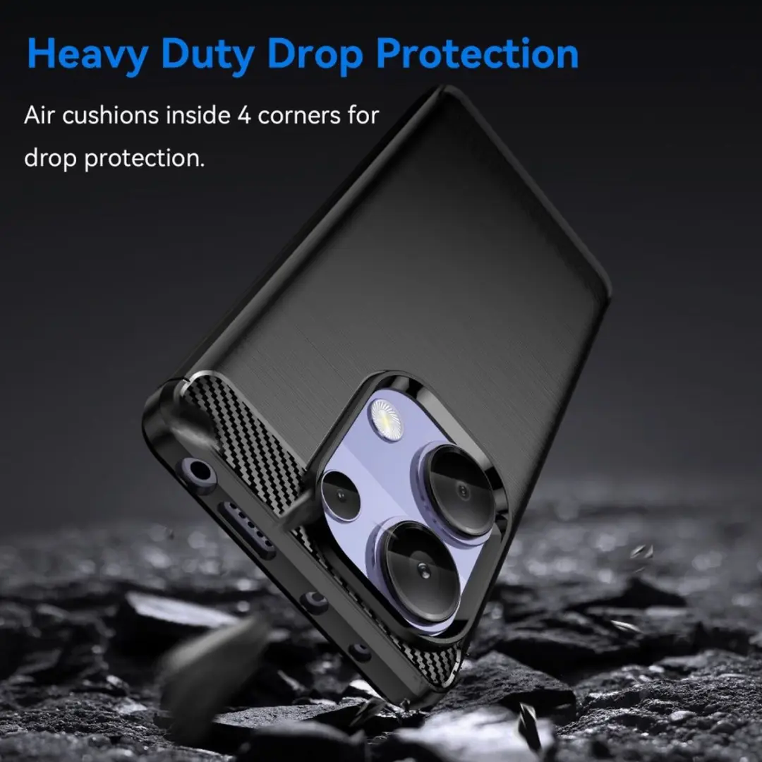Selected TPU Hoesje Xiaomi Poco M7 Pro - Zwart