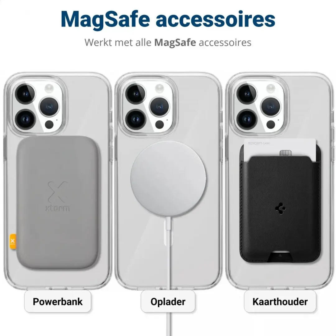 Selected Transparant TPU Hoesje iPhone 15 Pro Max - MagSafe