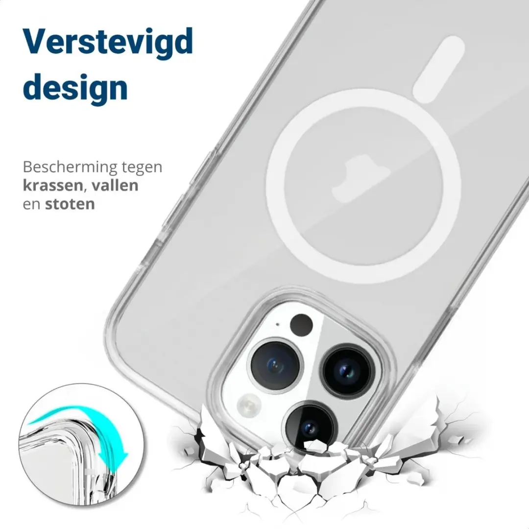 Selected Transparant TPU Hoesje iPhone 15 Pro Max - MagSafe