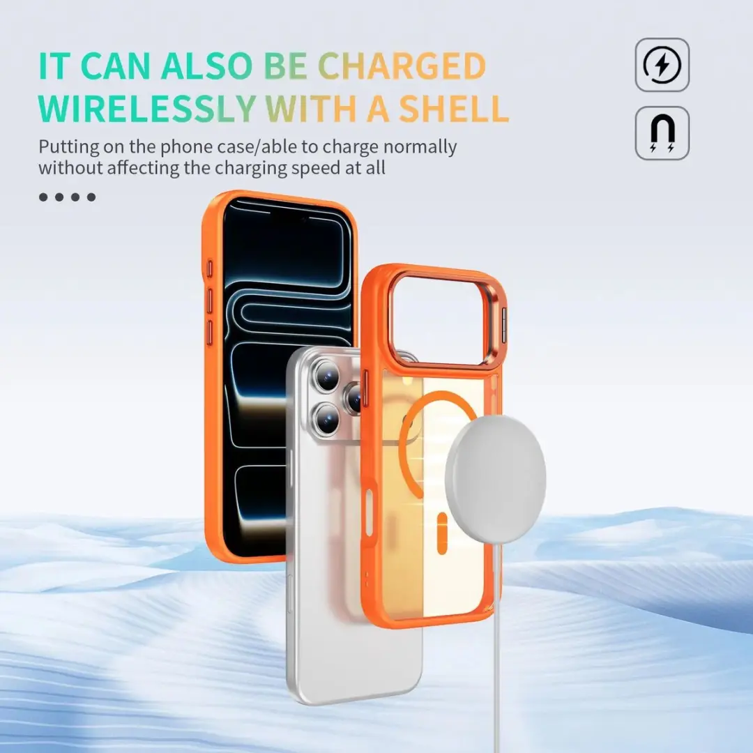 Selected Hoesje iPhone 17 Pro MagSafe - Oranje