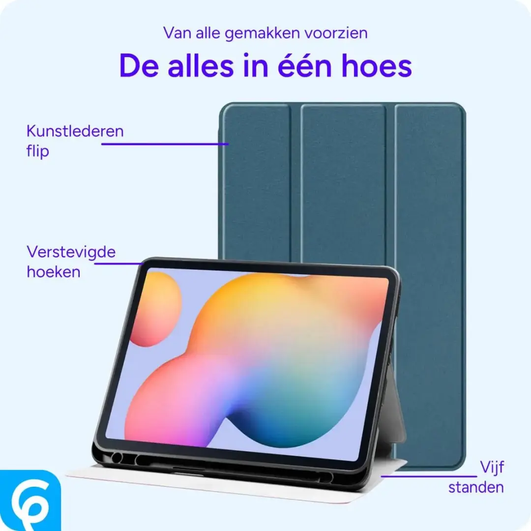 Selected Tablet Hoes Samsung Galaxy Tab S6 Lite - Blauw