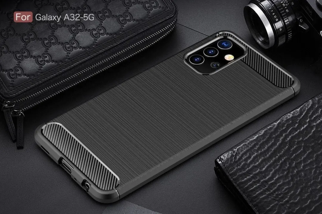 Selected TPU Hoesje Samsung Galaxy A32 5G - Zwart