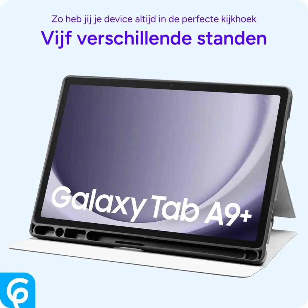 Selected by GSMpunt Samsung Galaxy Tab A9 Plus Hoes - Blauw