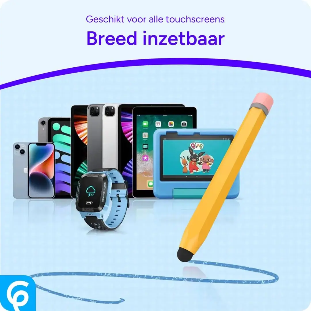 Selected SBG Kindvriendelijke Styluspen Geel - afbeelding 6 van 6