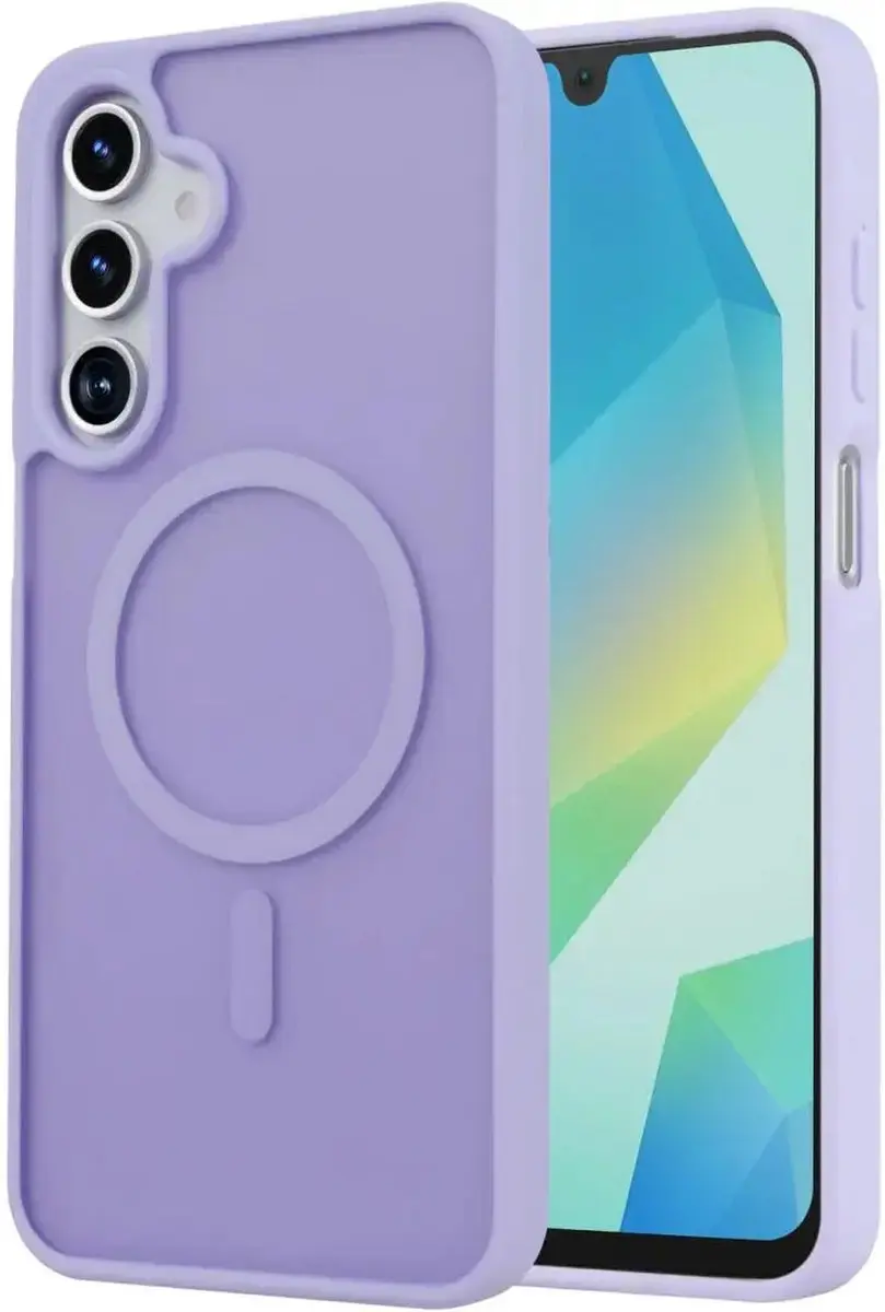 Selected Hoesje Samsung Galaxy A16 MagSafe Paars