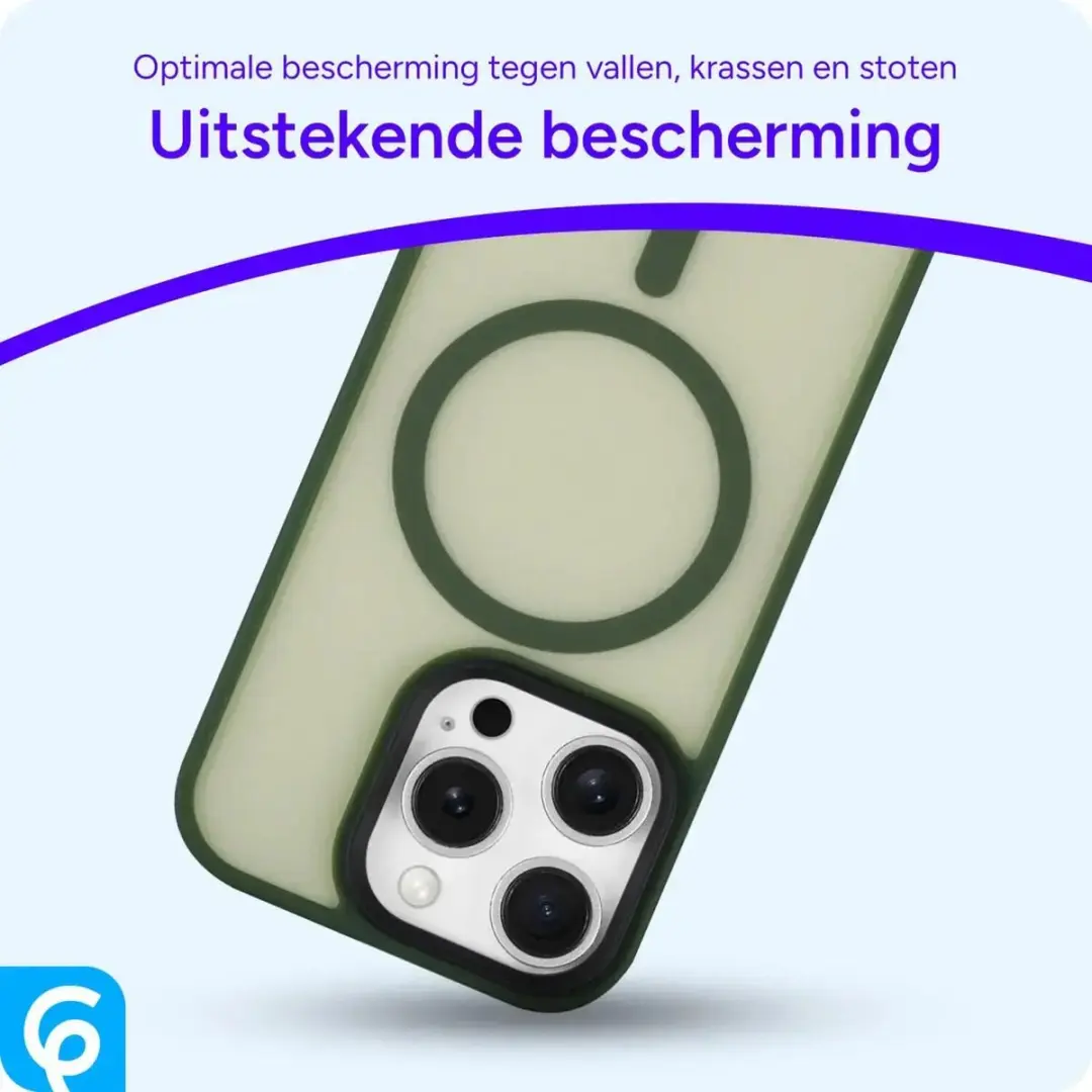 Selected Hoesje iPhone 16 Pro Max MagSafe - Donker Groen
