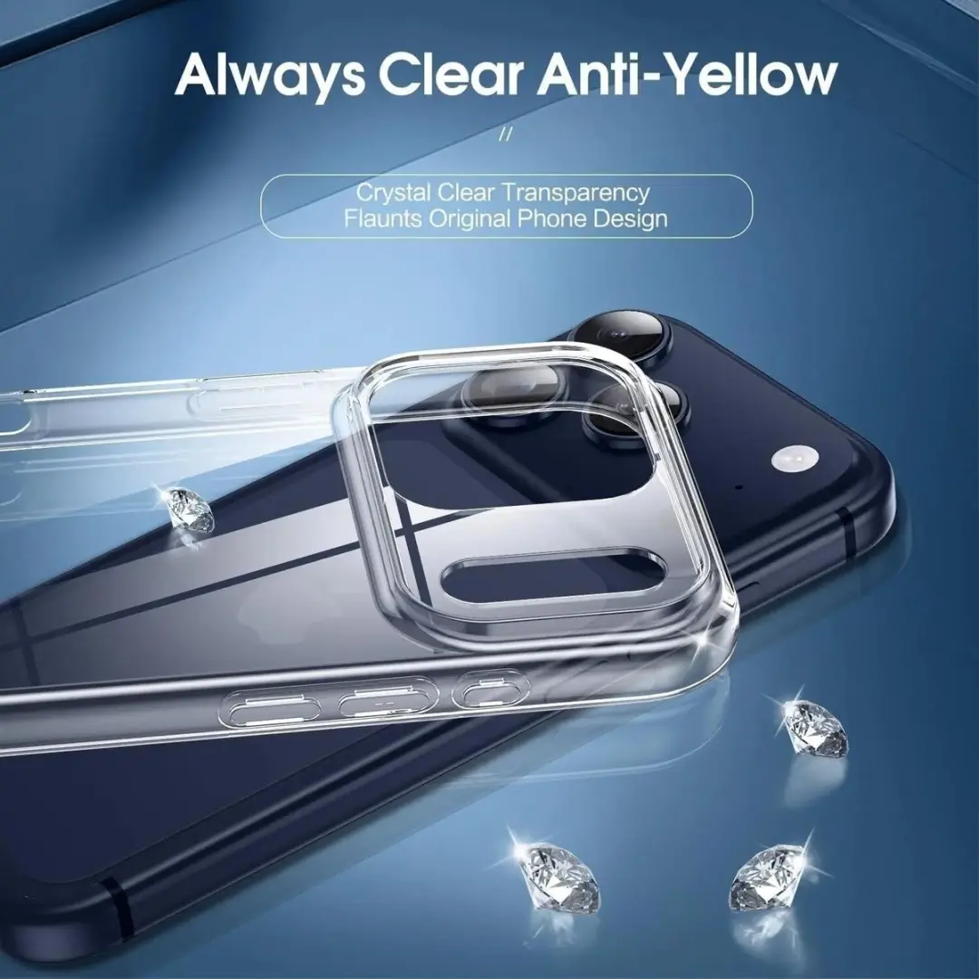 Selected Transparant TPU Hoesje iPhone 17 Pro Max