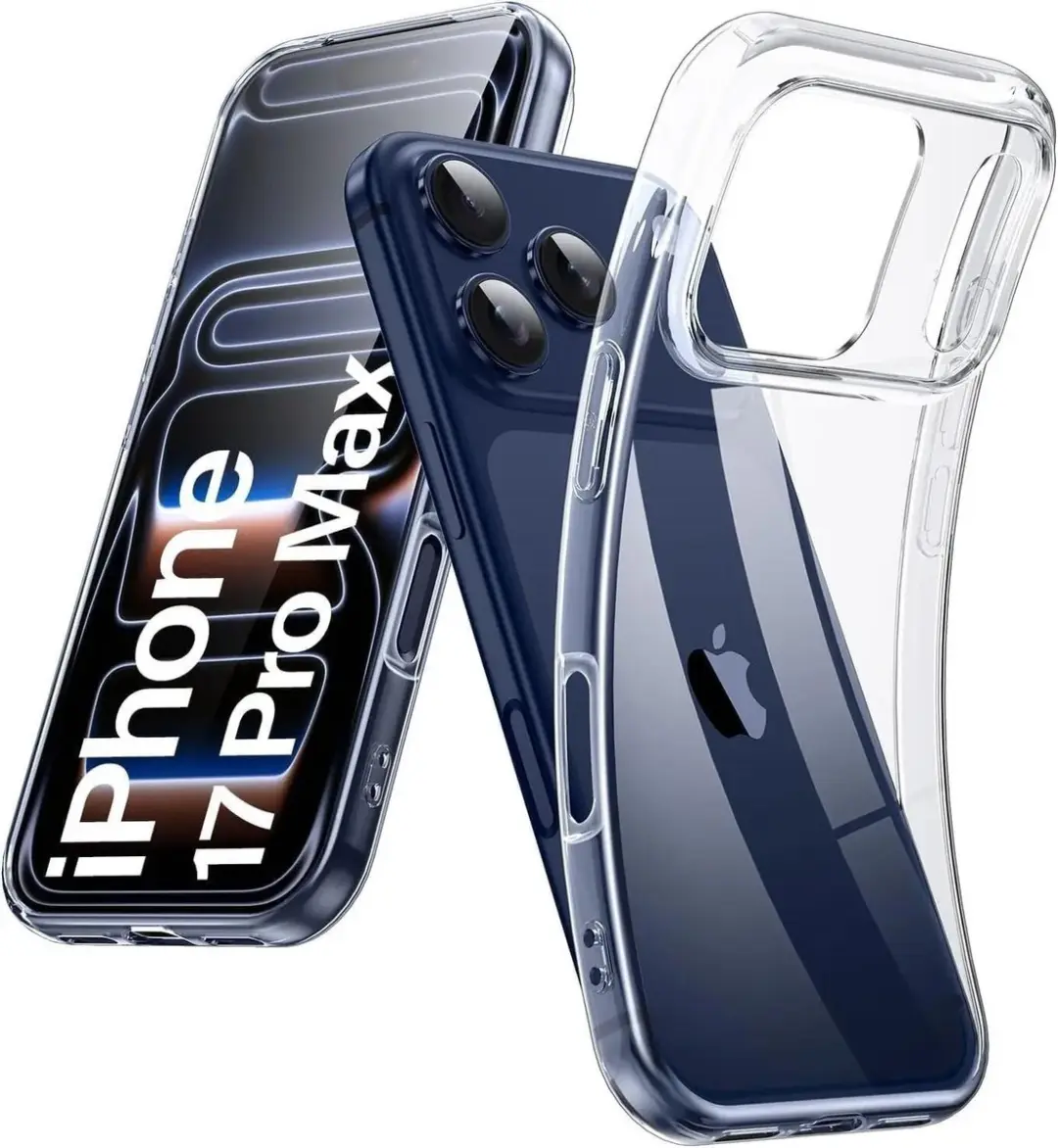 Selected Transparant TPU Hoesje iPhone 17 Pro Max