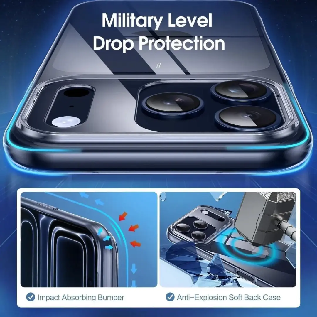 Selected Transparant TPU Hoesje iPhone 17 Pro Max