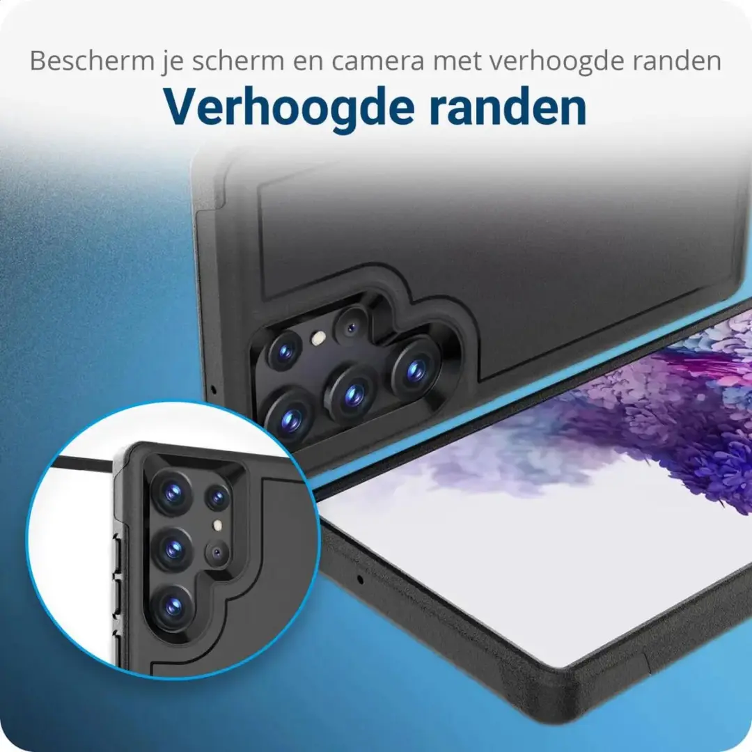 Selected by GSMpunt Samsung Galaxy S23 Ultra MagSafe Hoesje - Dual-Layer Zwart