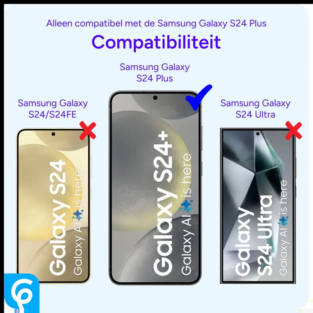Selected by GSMpunt Samsung Galaxy S24 Plus Hoesje - Roze