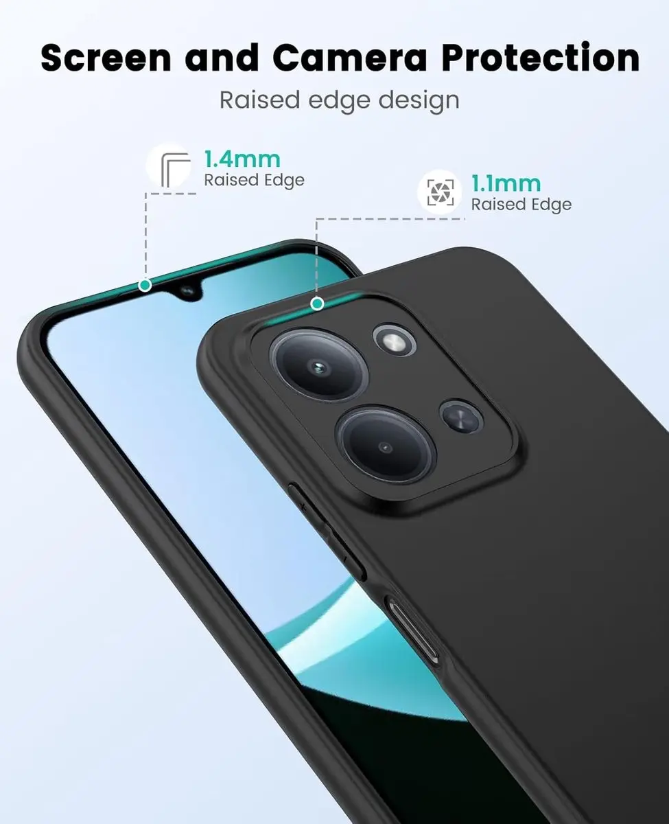 Selected Zwart Dun TPU Hoesje Xiaomi Redmi 15C - afbeelding 6 van 6