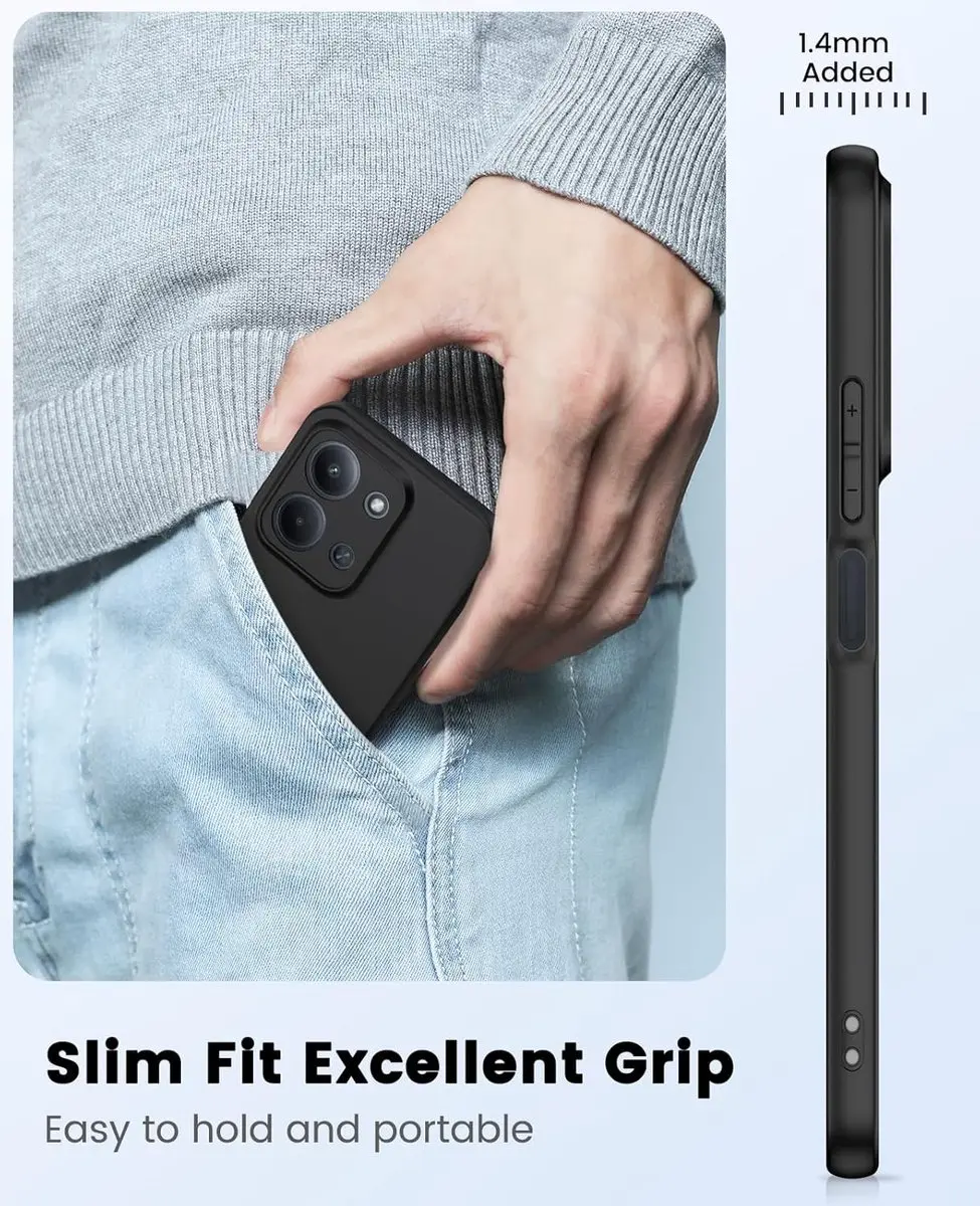 Selected Zwart Dun TPU Hoesje Xiaomi Redmi 15C