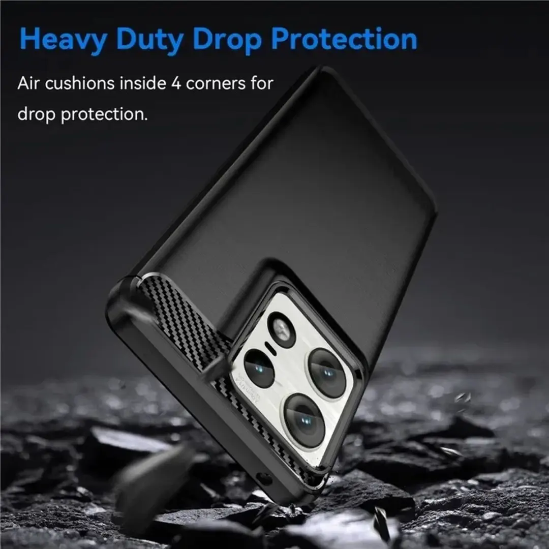 Selected TPU Hoesje Motorola Edge 50 Pro - Zwart