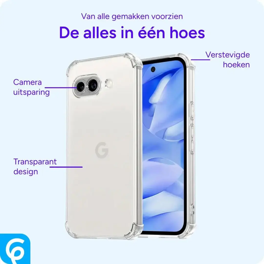 Selected Transparant Hoesje Google Pixel 9a - Schokbestendig