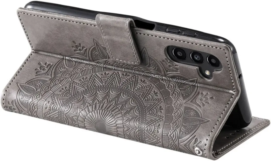 Selected Hoesje Samsung Galaxy A35 Mandala - Pasjeshouder 3 Stuks - Zwart - afbeelding 6 van 6