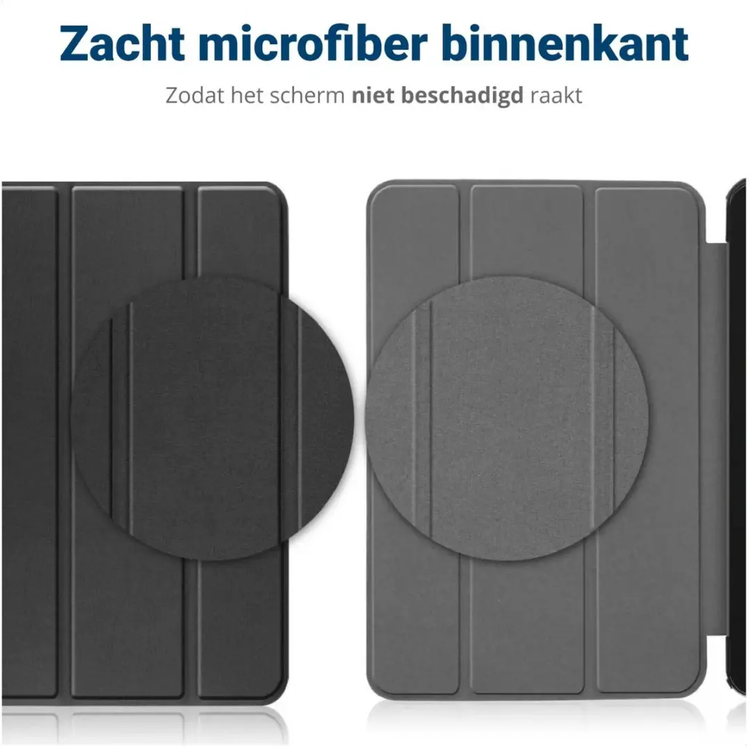 Selected Tablethoes Samsung Galaxy Tab A11 Book Case - Kunstleder Zwart