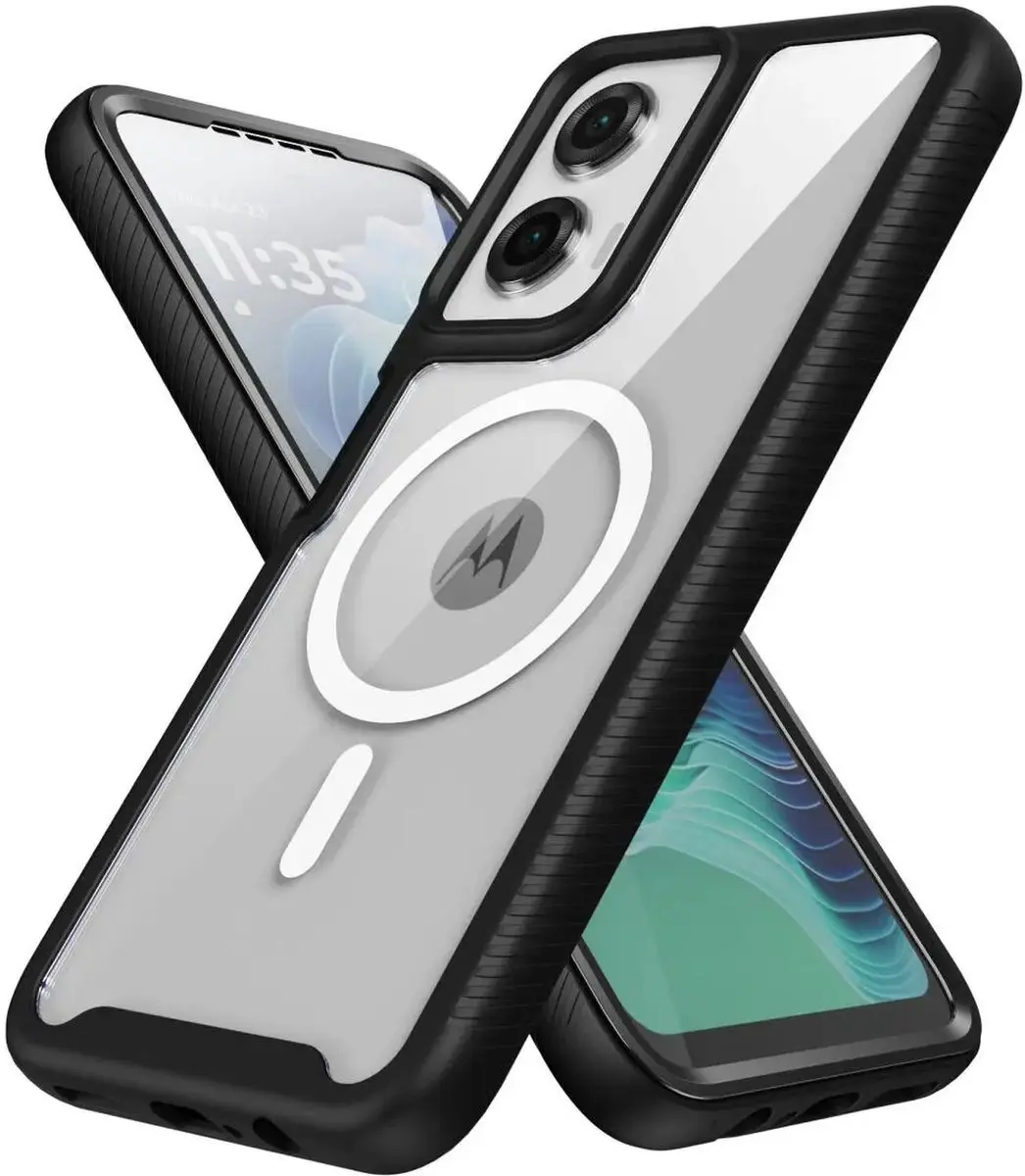 Selected Hoesje Motorola Moto G35 - MagSafe - Zwart