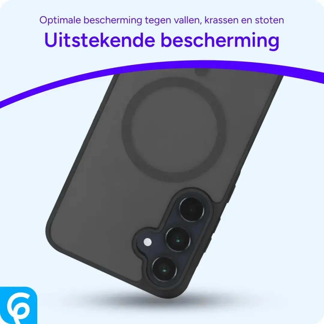 Selected Hoesje Samsung Galaxy A55 MagSafe - Mat - Zwart