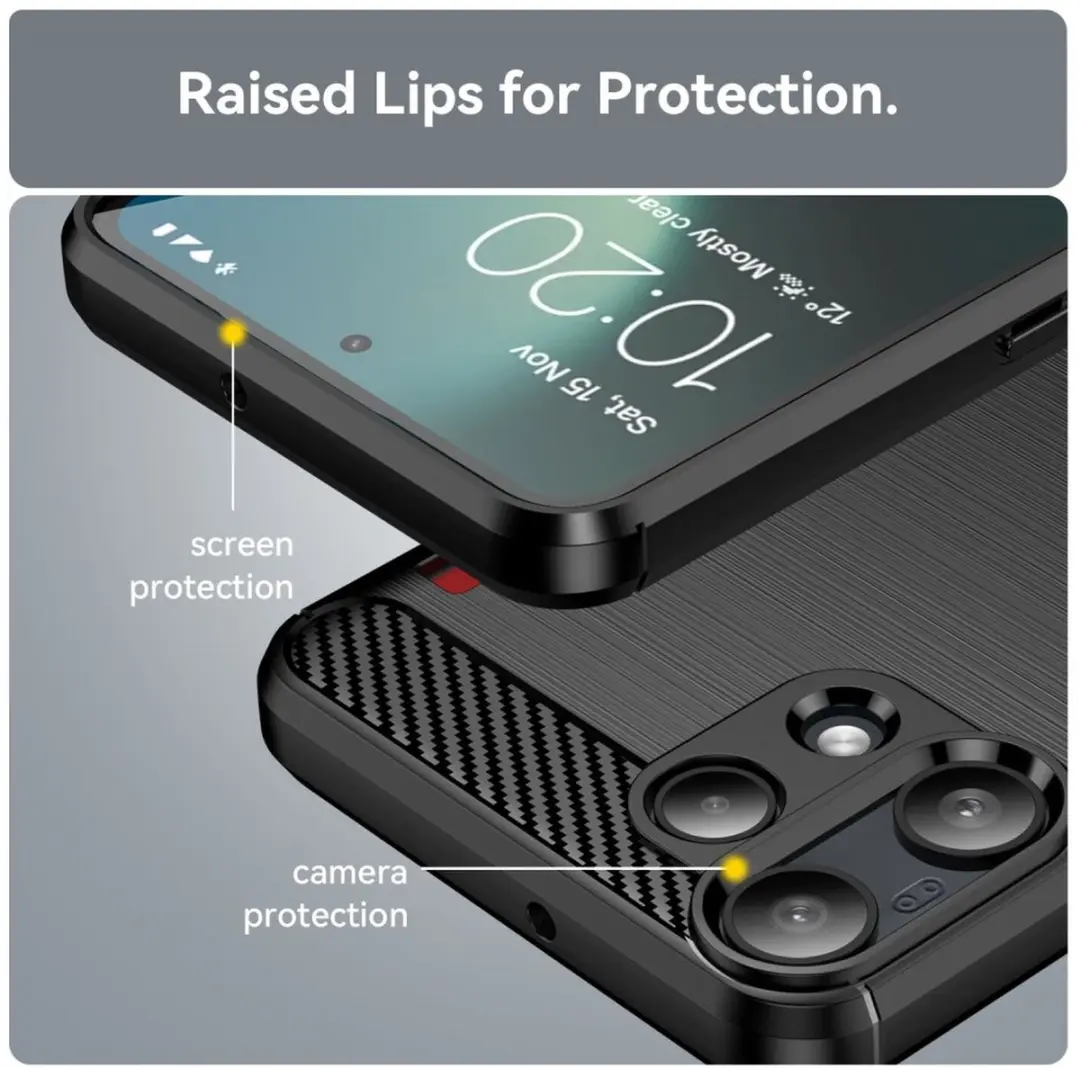 Selected TPU Hoesje Nothing Phone (3a) Lite - Zwart