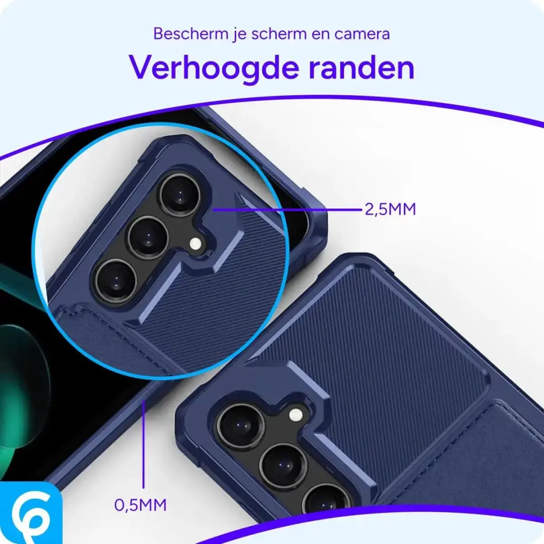 Selected Portemonnee Hoesje Samsung Galaxy A56 - 4 Pasjes - Blauw - afbeelding 6 van 6
