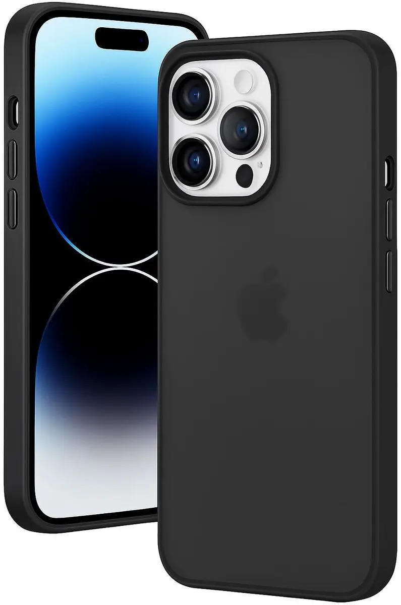 Selected Hoesje iPhone 15 Pro Matte Zwart