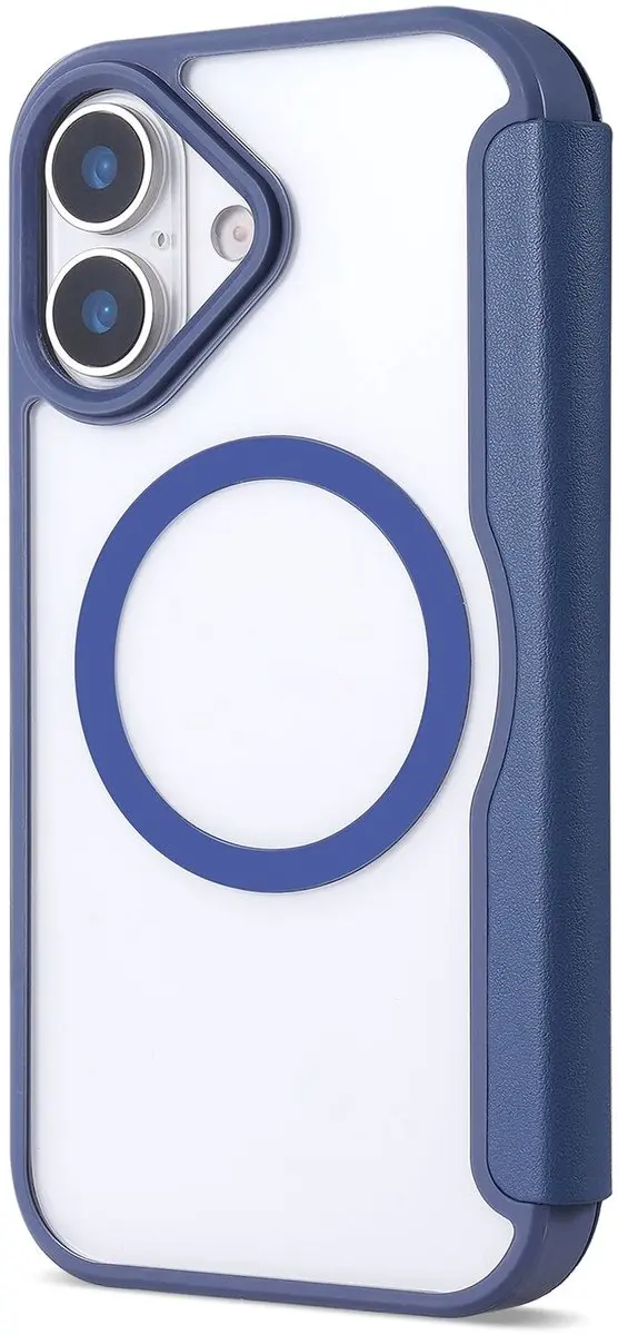 Selected Portemonnee Hoesje iPhone 17 - Blauw - MagSafe