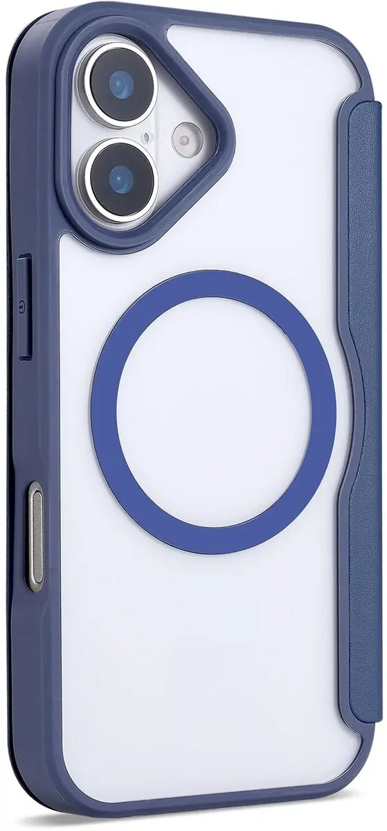Selected Portemonnee Hoesje iPhone 17 - Blauw - MagSafe