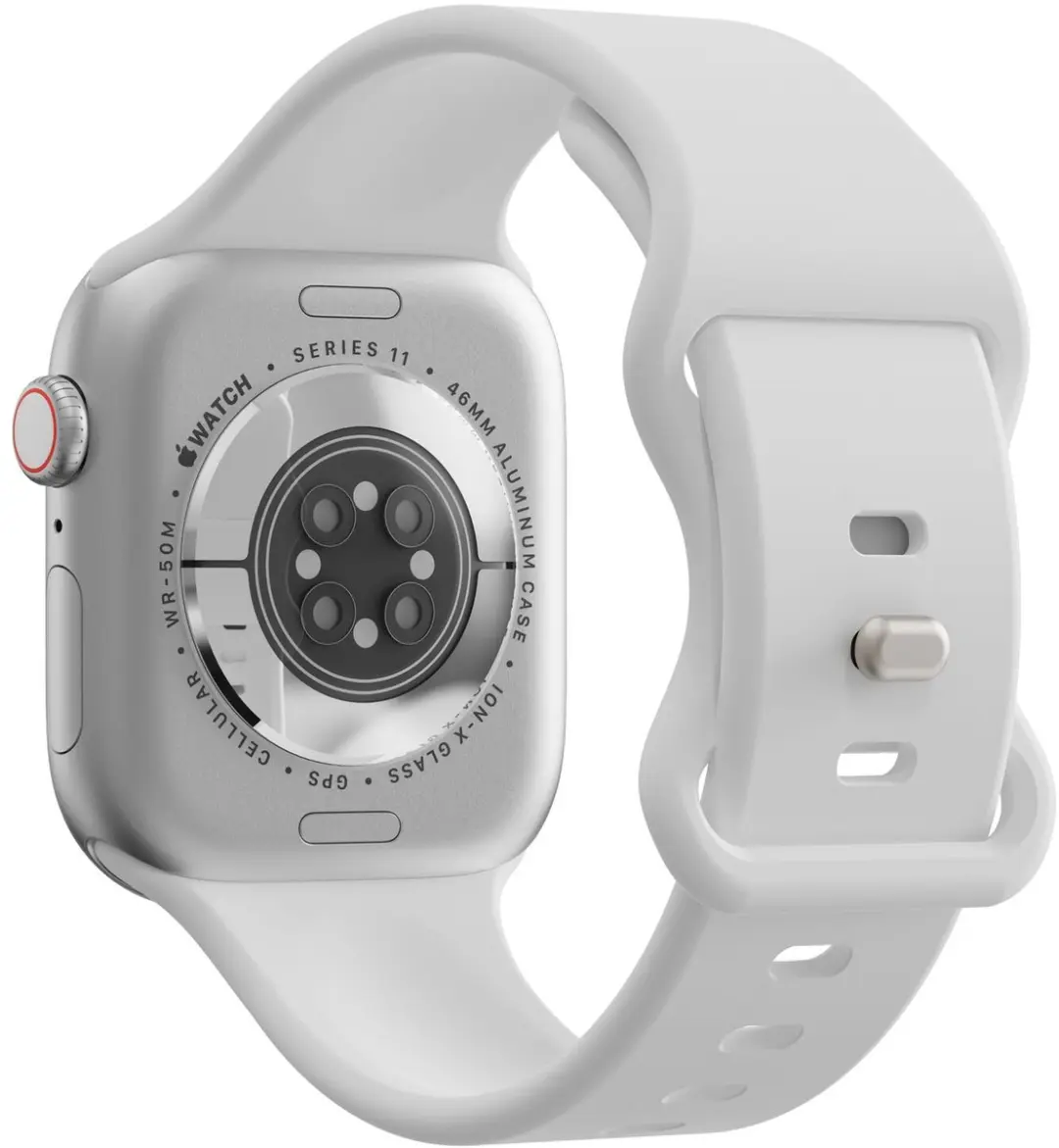 Selected SBG Siliconen Bandje Apple Watch Ultra 49mm - Wit