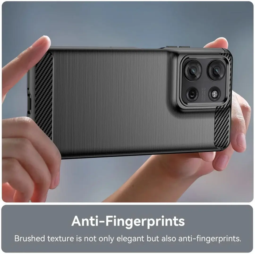 Selected TPU Hoesje Motorola Moto G75 - Zwart
