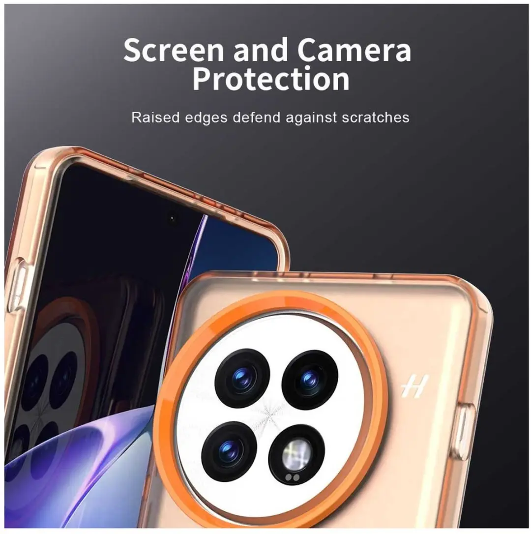 Selected MagSafe Backcover OnePlus 13 - Oranje & Transparant