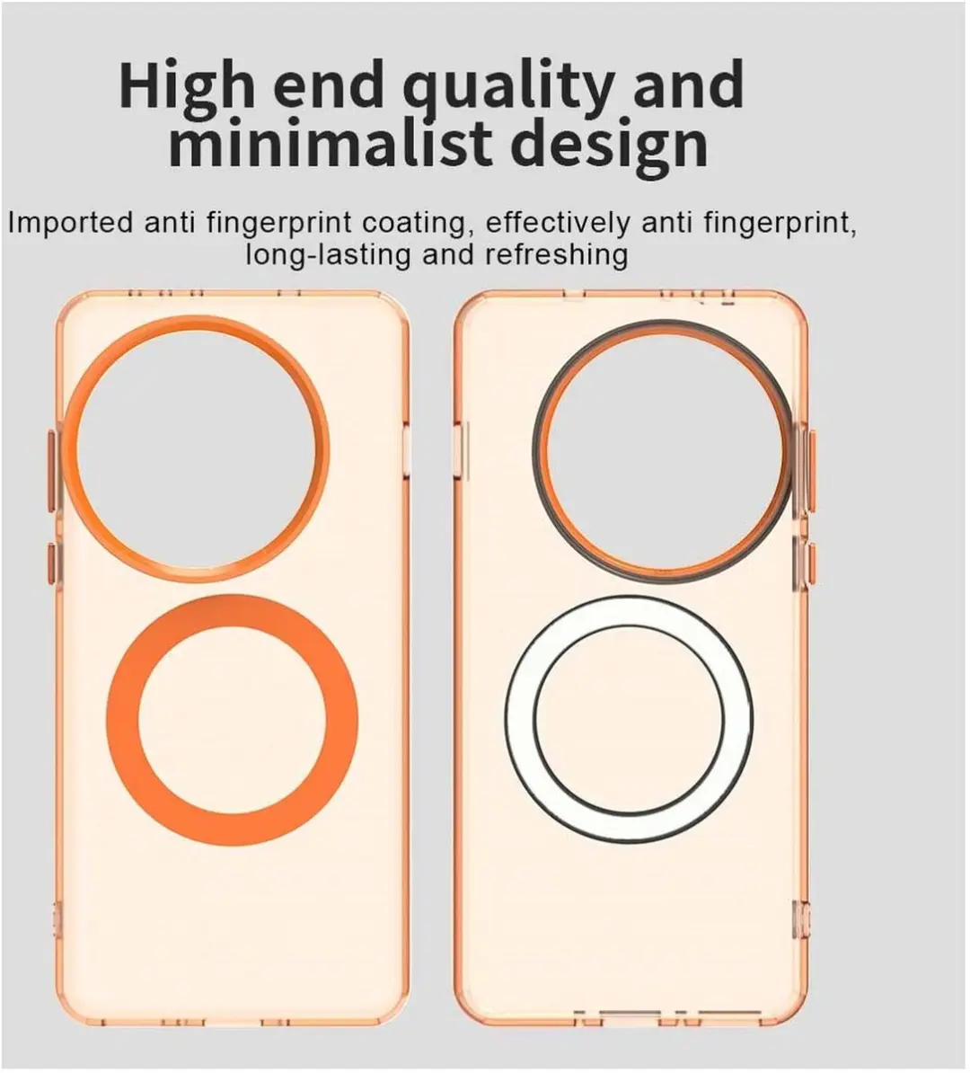 Selected MagSafe Backcover OnePlus 13 - Oranje & Transparant