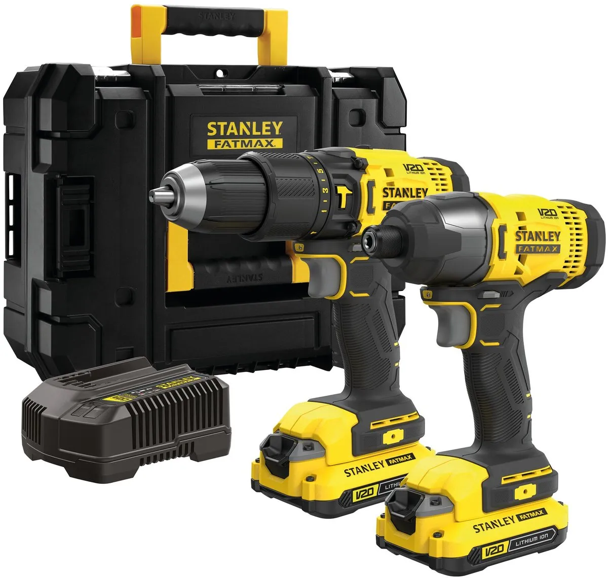 Stanley FatMax V20 SFMCK465D2T-QW Schroef-/klopboormachine
