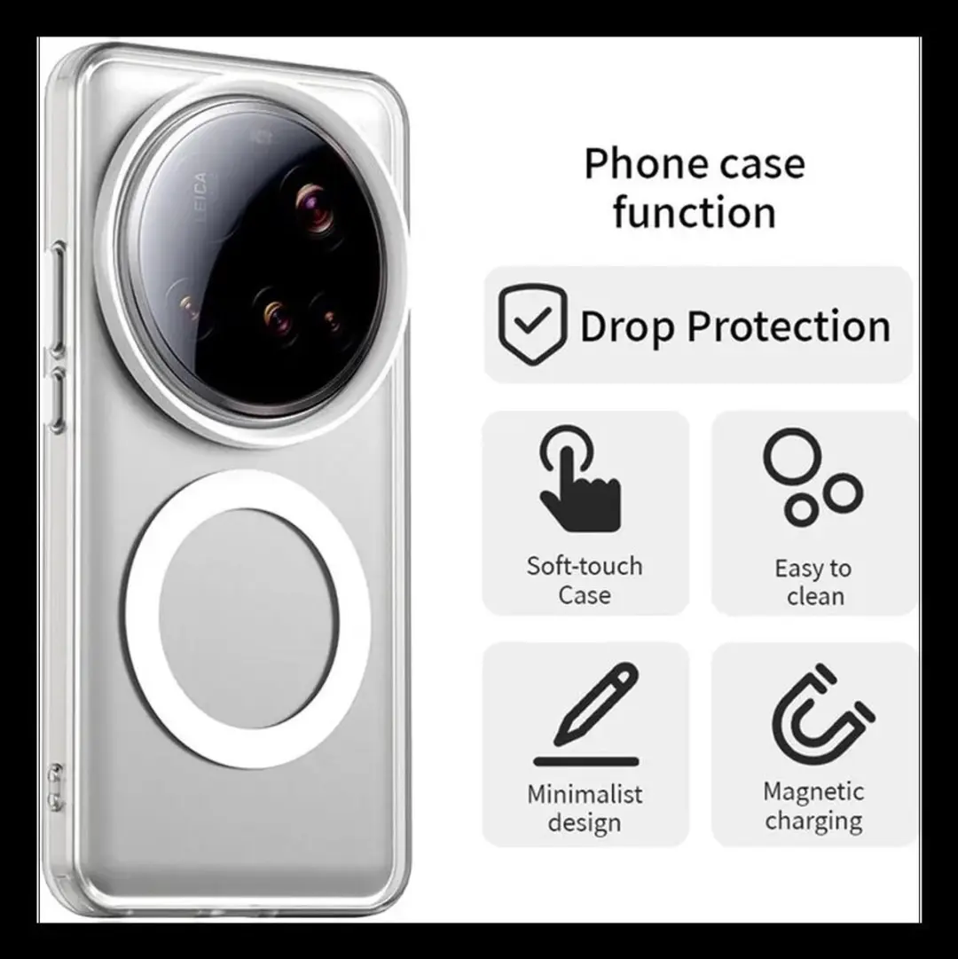 Selected Hoesje Xiaomi 15 Ultra MagSafe Transparant - afbeelding 6 van 6