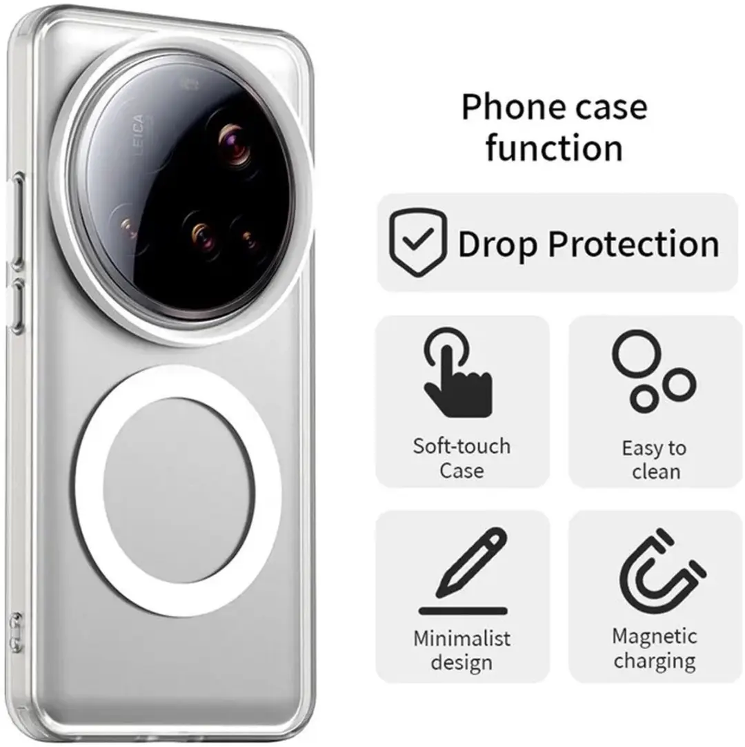 Selected Hoesje Xiaomi 15 Ultra MagSafe Transparant