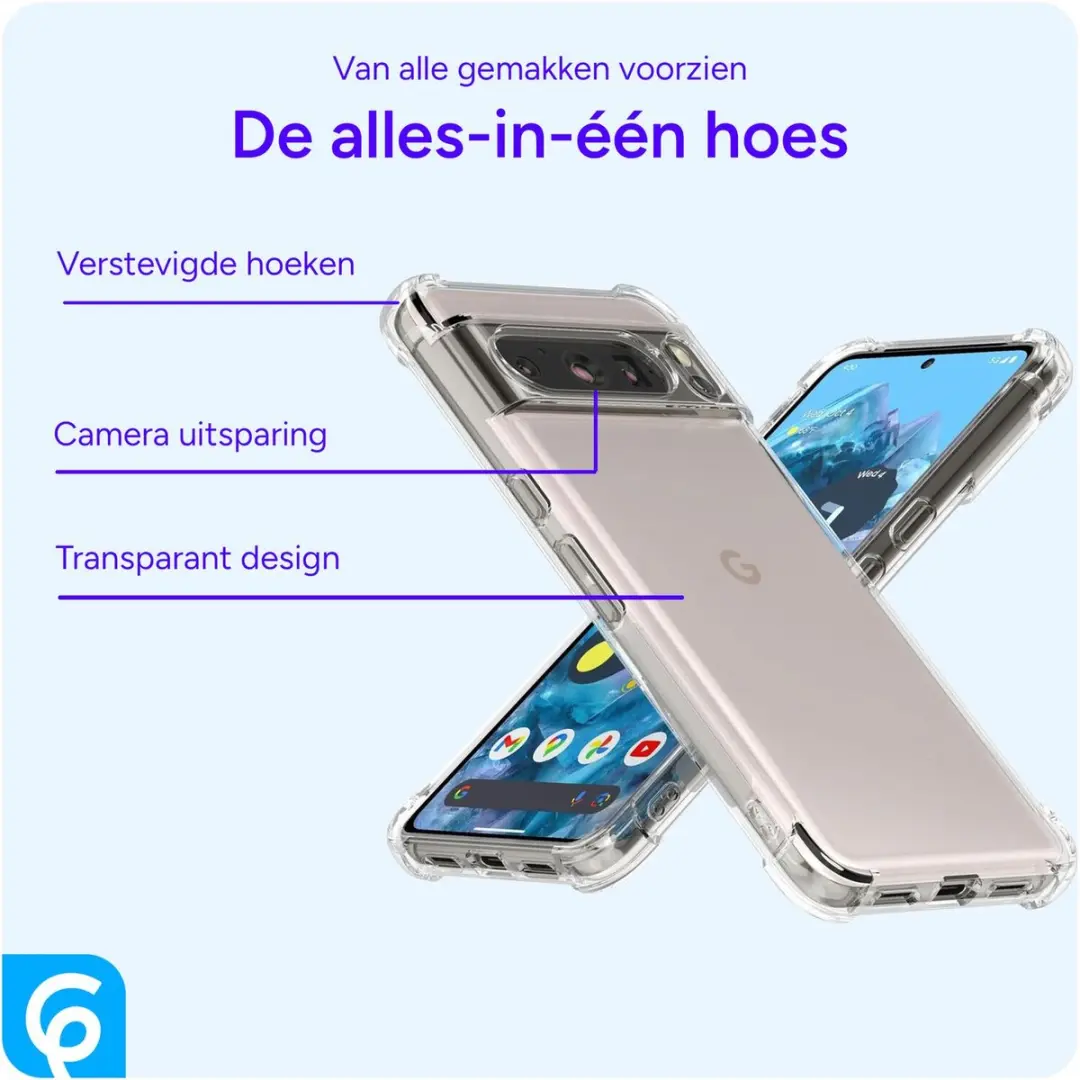 Google Pixel 8 Pro Hoesje - Transparant
