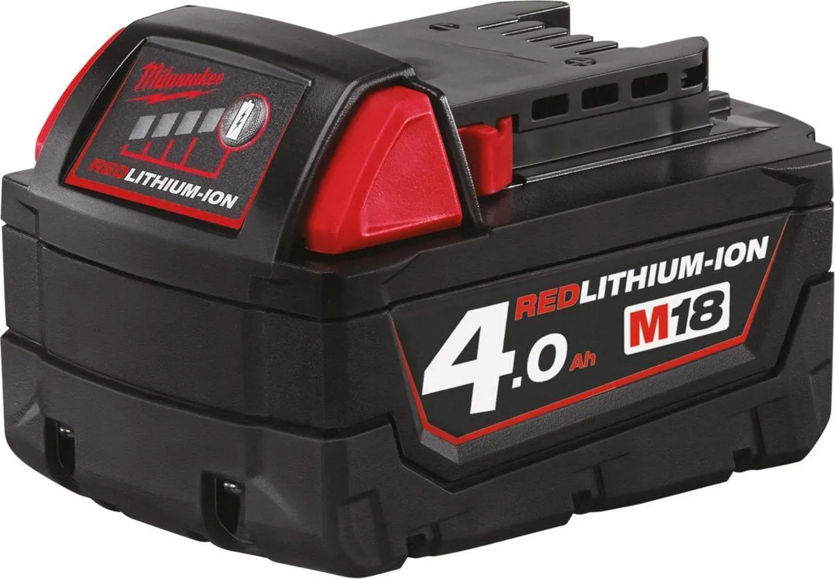 Milwaukee M18 B4 Accu 18V 4.0Ah Li-Ion 4932430063