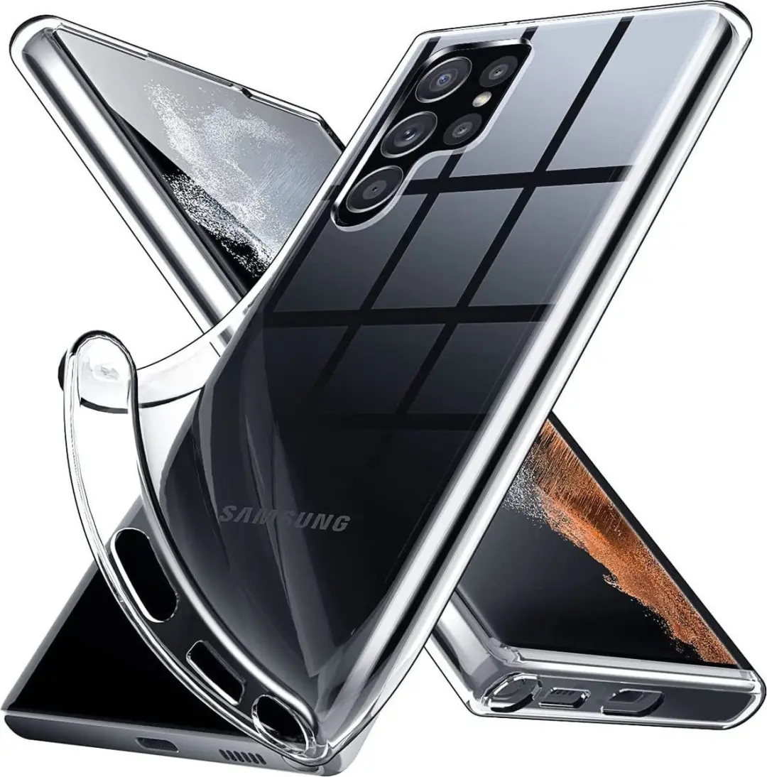 Selected Transparant TPU Hoesje Samsung Galaxy S22 Ultra